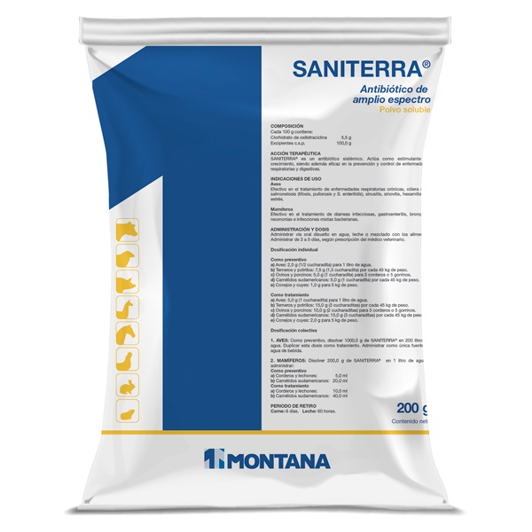 SANITERRA® venta ganadería antibióticos