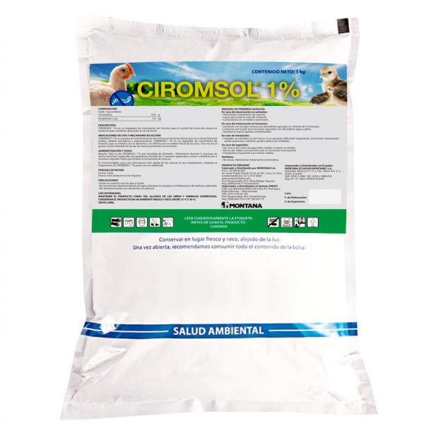 Ciromsol® 1% venta programa de bioseguridad insecticidas - larvicidas