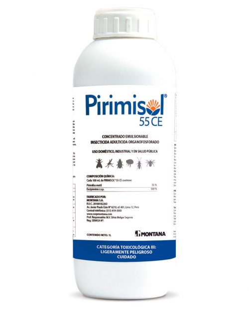 Pirimisol® 55 CE (Uso industrial y doméstico) venta programa de bioseguridad insecticidas - adulticidas