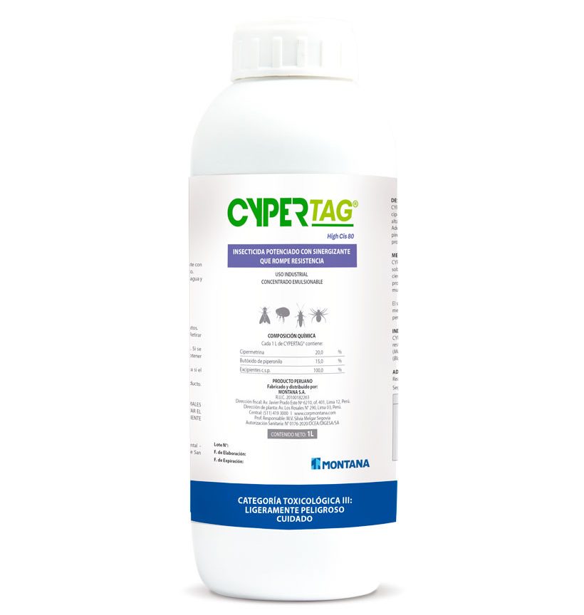 Cypertag® (Pecuario) venta programa de bioseguridad insecticidas - adulticidas