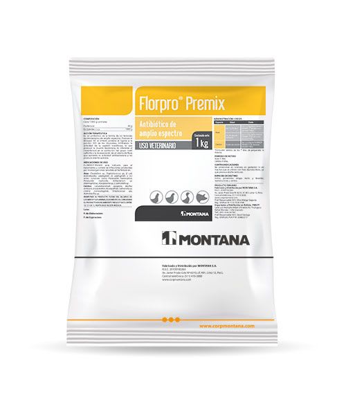 Florpro® Premix venta porcicultura antibióticos