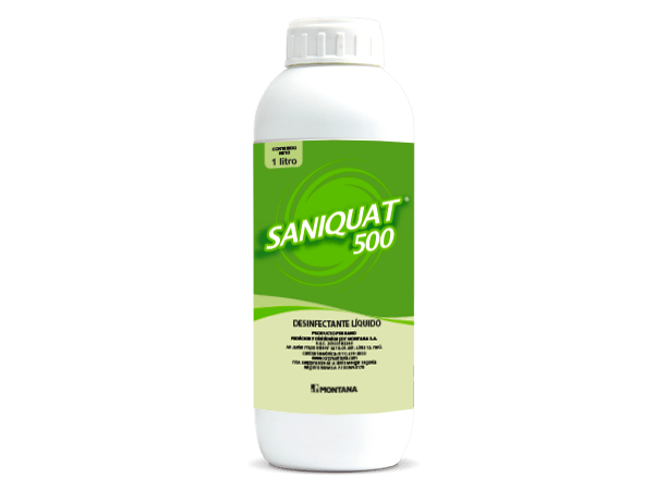 Saniquat® 500 (Uso Pecuario) venta programa de bioseguridad desinfectantes