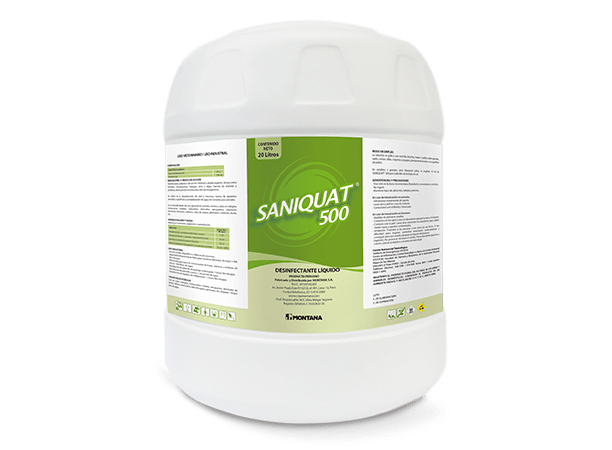 Saniquat® 500 (Uso Pecuario) venta Programa de Bioseguridad Desinfectantes